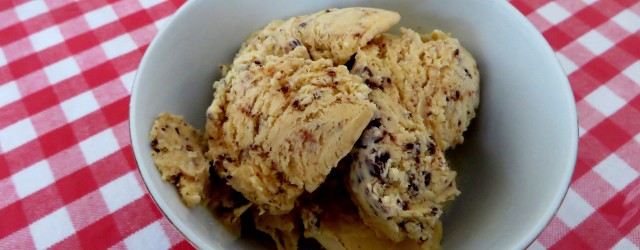 homemade chocolate chip ice cream